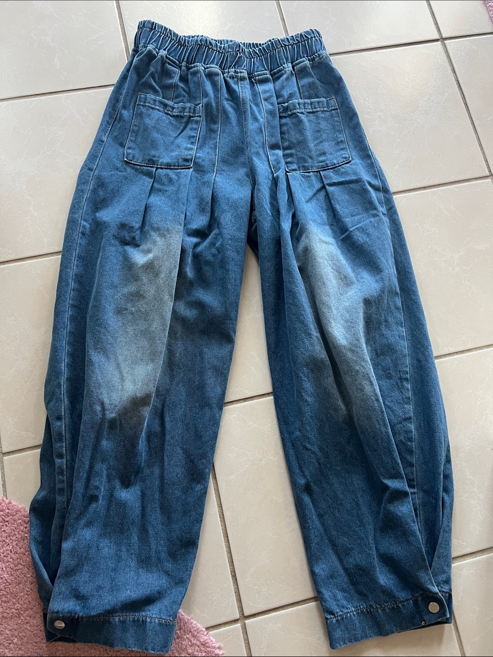 Y2K wide leg women’s jeans one size